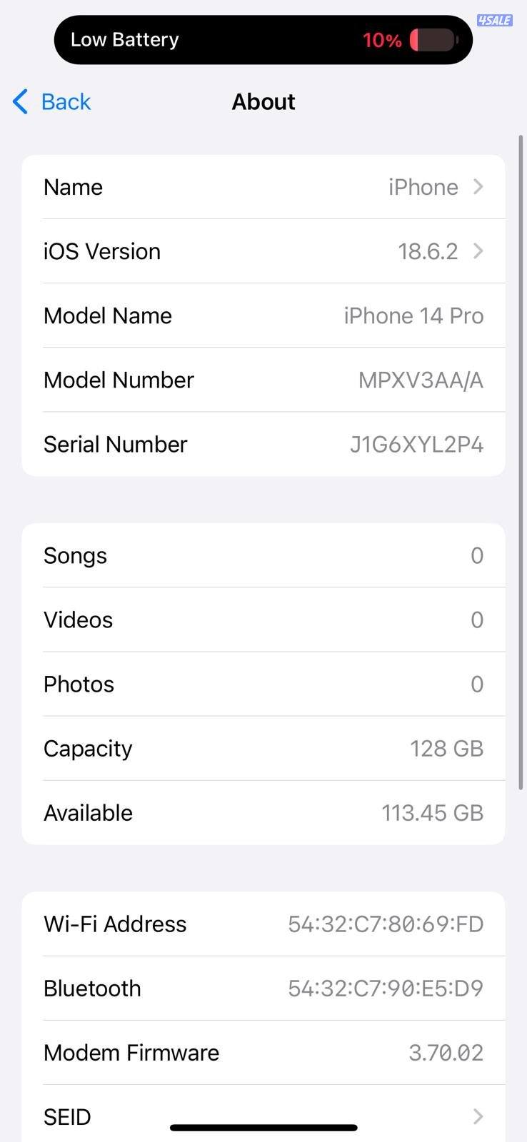 آيفون 14 برو – 128GB – أسود | iPhone 14 Pro – 128GB – Black9
