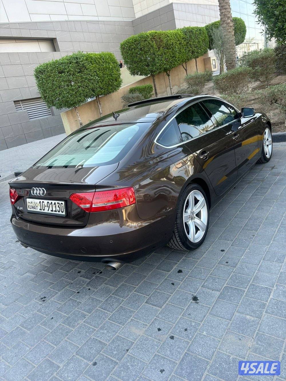 اودي A5 موديل ٢٠١٢ ماشي ١٤٩ فل اوبشن صبغ وكالة عدا قطقتين تجميلي0