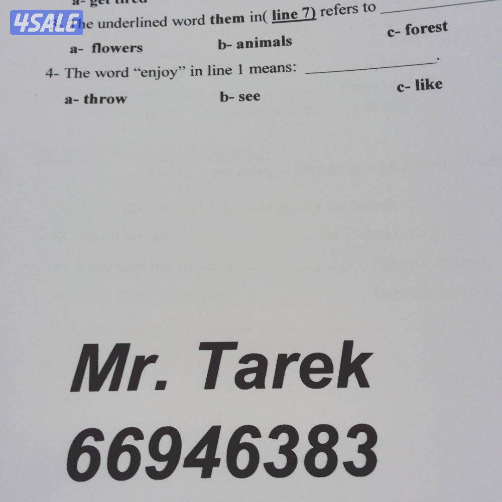 مدرس لغة انجليزية متوسط &ابتدائي2