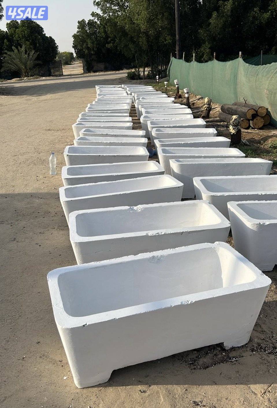 للبيع سعر فرصة احواض زهور مستطيل (اسمنتية)3