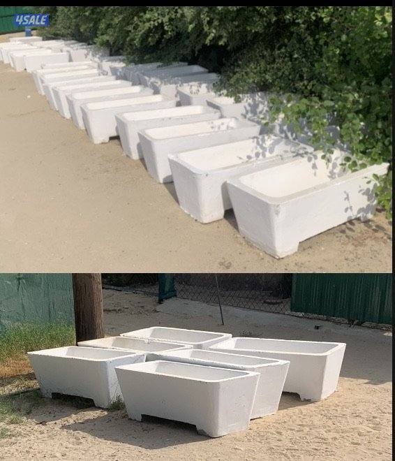 للبيع سعر فرصة احواض زهور مستطيل (اسمنتية)5