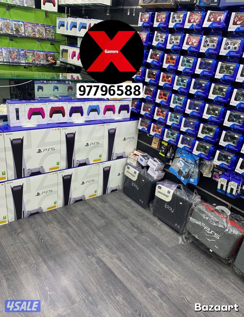 متوفر جميع اجهزة بلايستيشن 5/4/3/1pc  الاكسسوارات يدات سماعات5