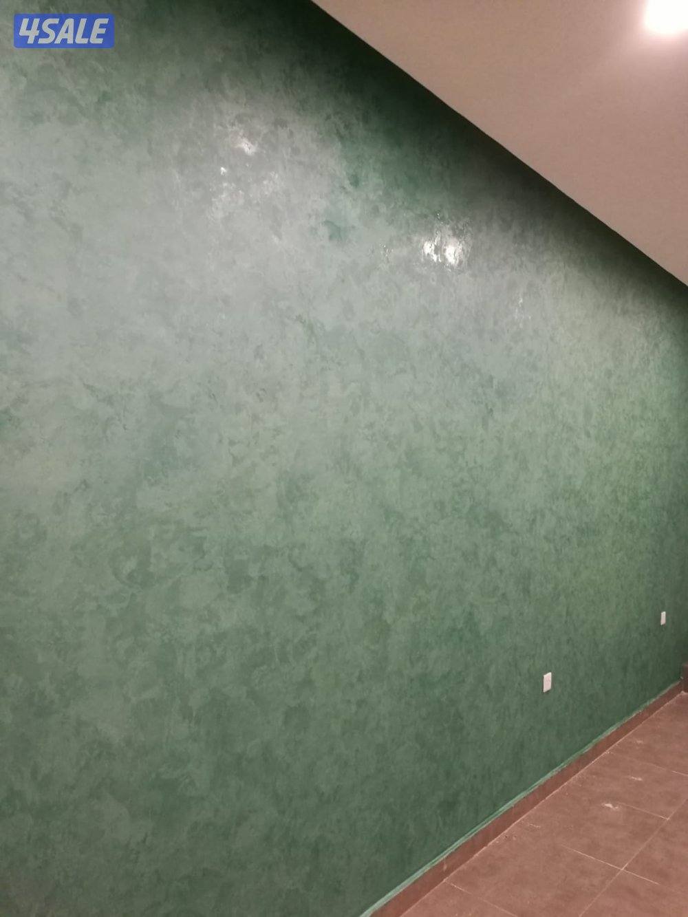 اصباغ وتركيب ورق جدران وتركيب باركيه خشب5