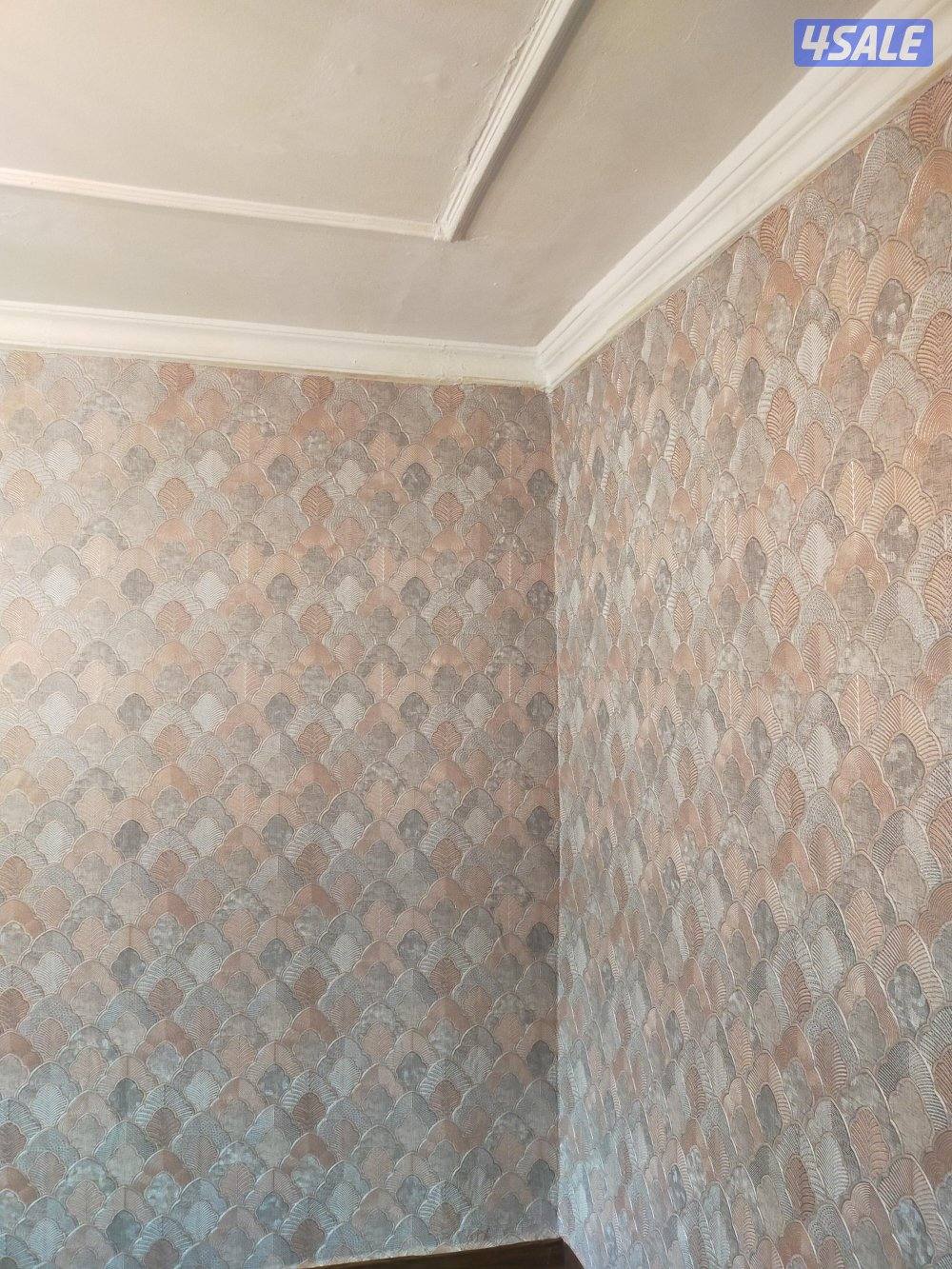 اصباغ وتركيب ورق جدران وتركيب باركيه خشب9