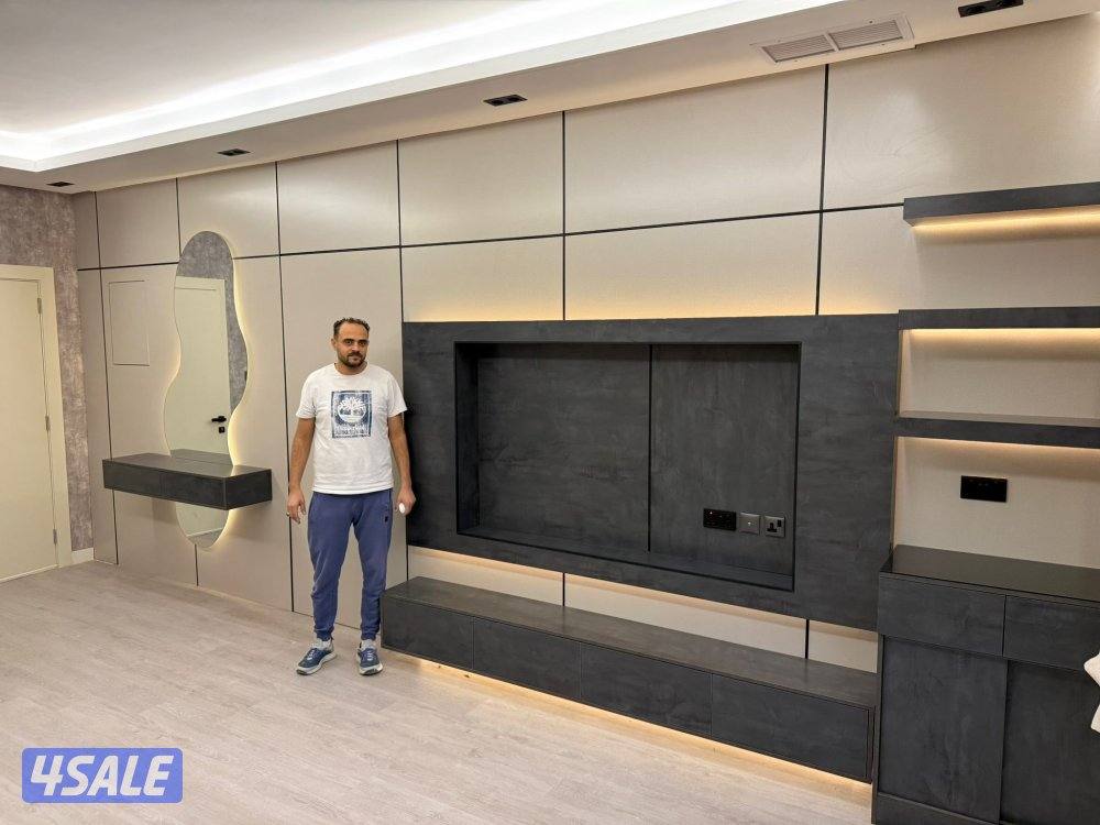 ابواحمدلعمل جميع انواع الديكورات الخشبية والاصباغ1