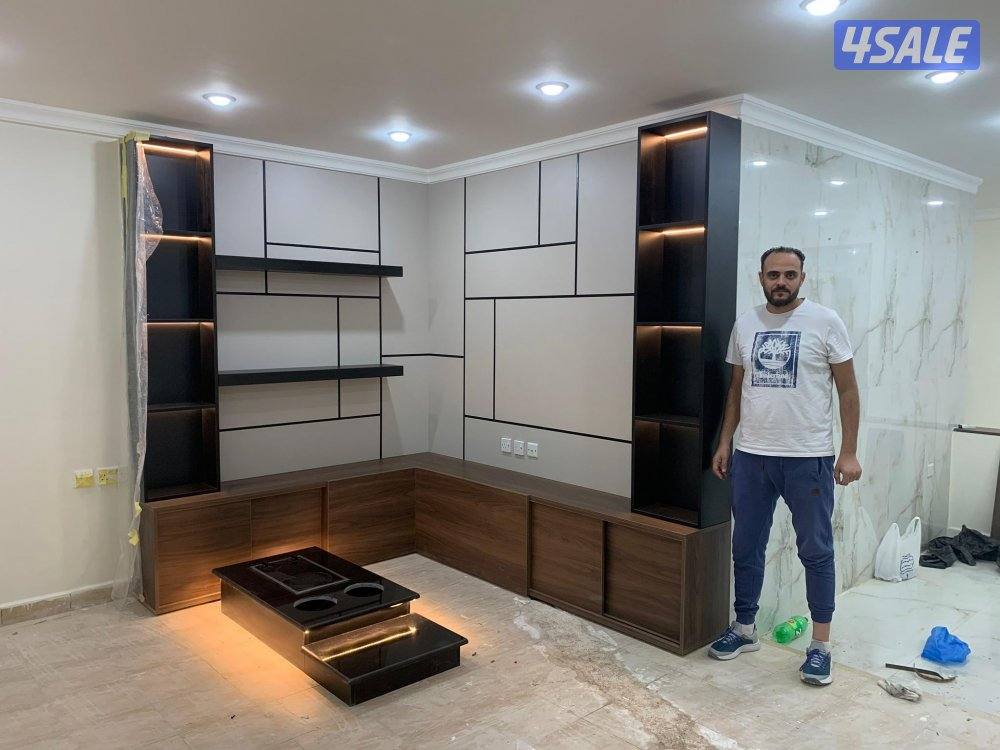 ابواحمدلعمل جميع انواع الديكورات الخشبية والاصباغ3