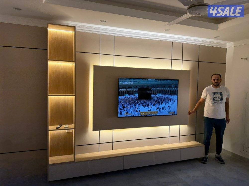 ابواحمدلعمل جميع انواع الديكورات الخشبية والاصباغ11