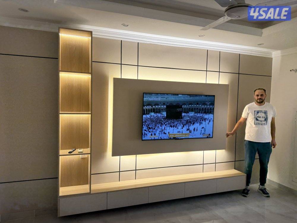 ابواحمدلعمل جميع أنواع الديكورات الخشبيه والاصباغ1