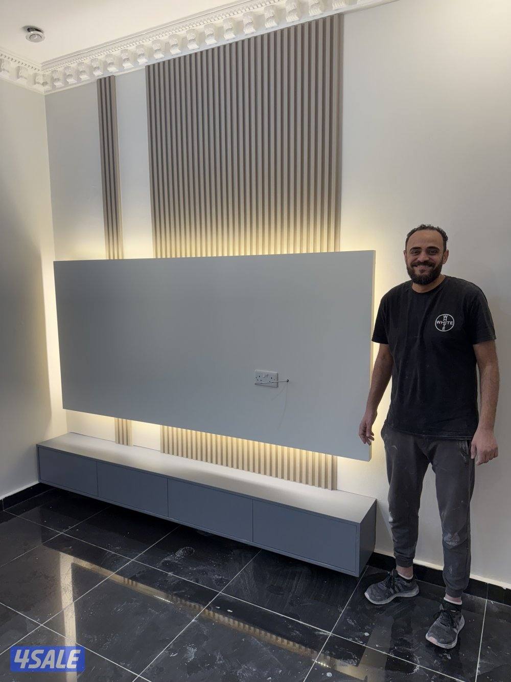 ابواحمدلعمل جميع أنواع الديكورات الخشبيه والاصباغ6