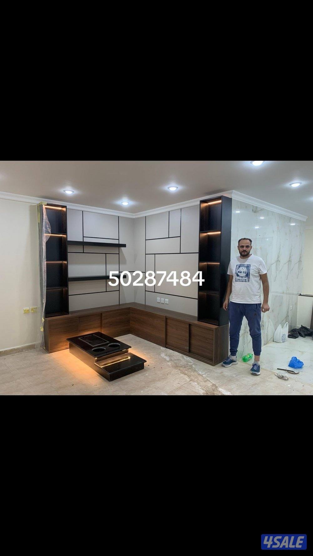 ابواحمدلعمل جميع أنواع الديكورات الخشبيه والاصباغ12