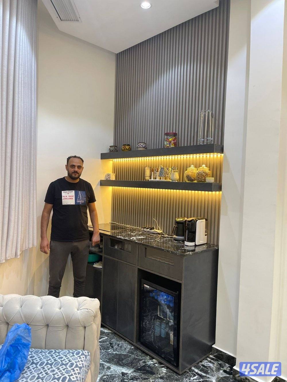 ابواحمدلعمل جميع أنواع الديكورات الخشبيه والاصباغ11