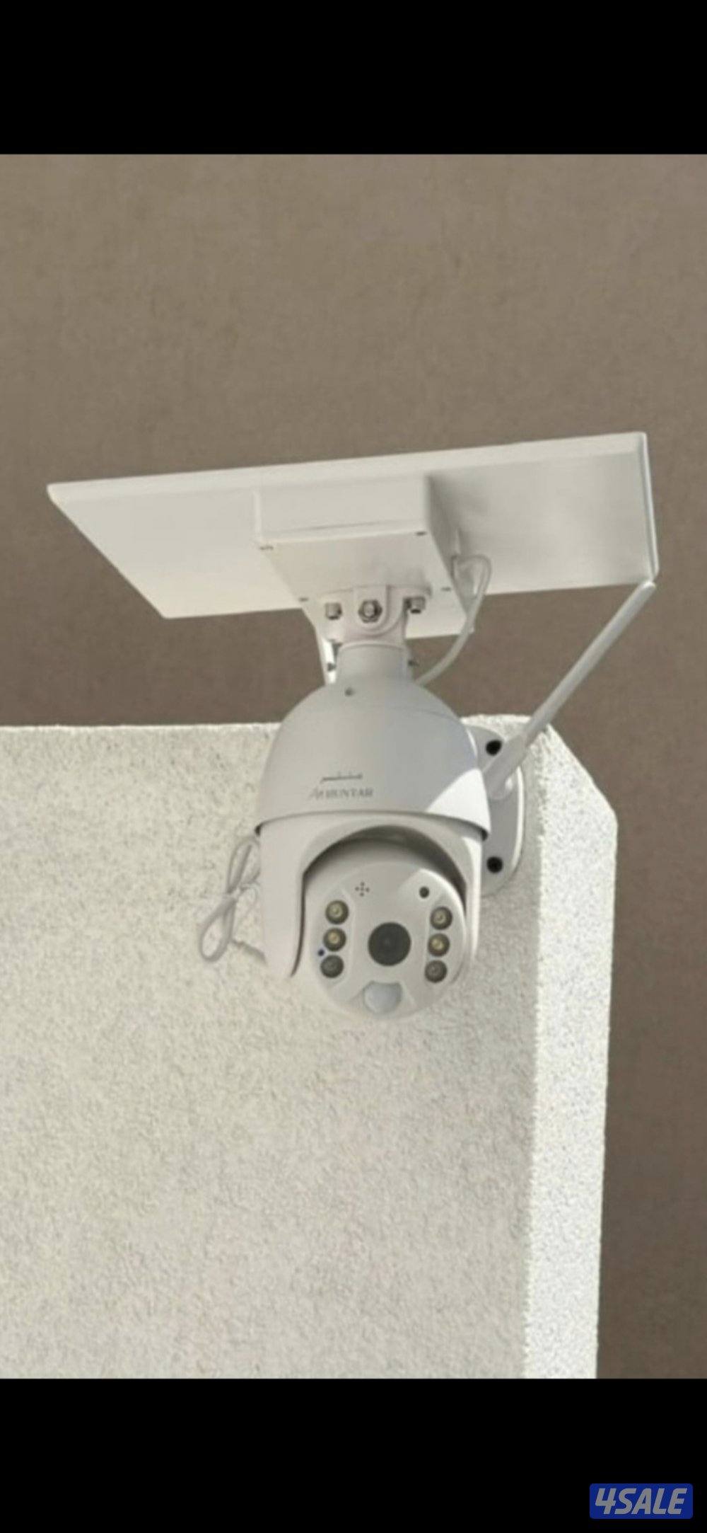 كاميرا طاقه شمسيه متحركه بجميع الاتجاهات صوت صوره سبيكرمايك سنسر حركه2