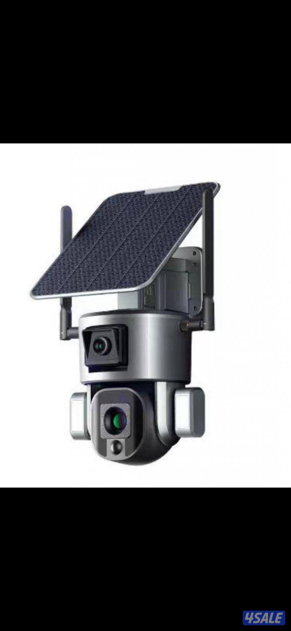 كاميرا طاقه شمسيه متحركه بجميع الاتجاهات صوت صوره سبيكرمايك سنسر حركه5