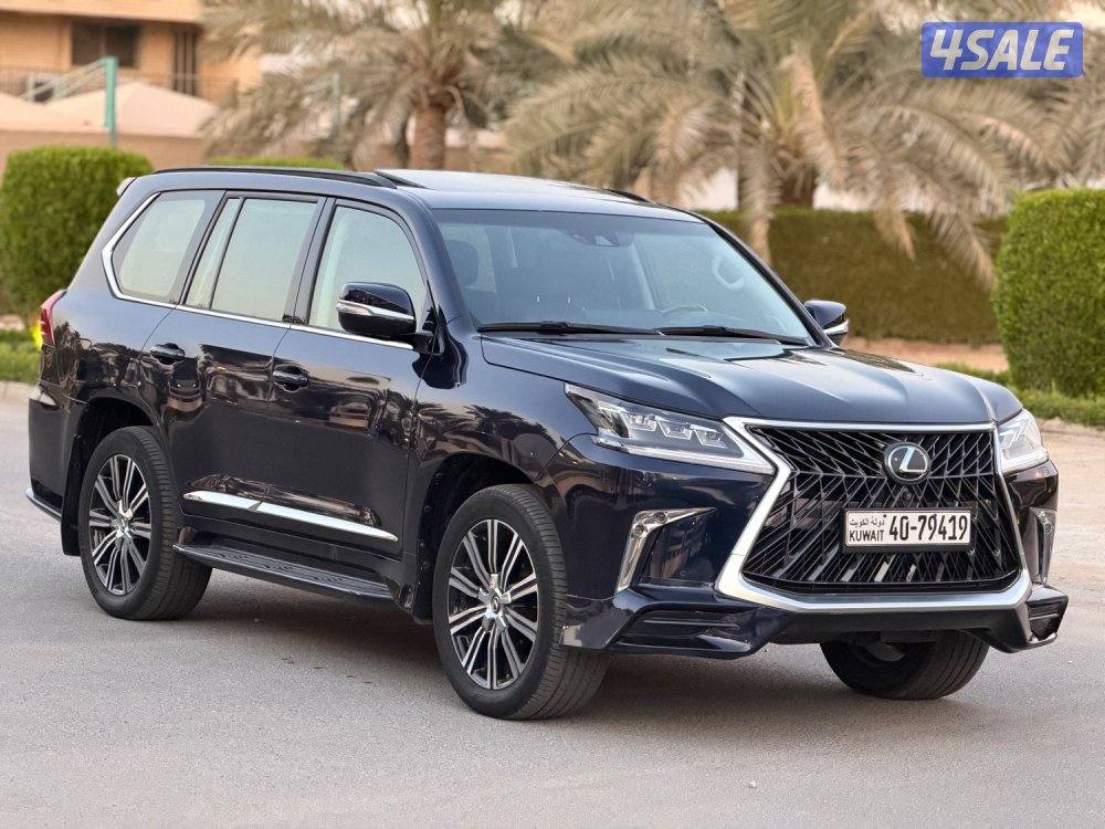 لكزس LX570 الدرجه الاولى (( صبغ الوكاله بالكامل )) 2017 (ماشي 90 الف)1