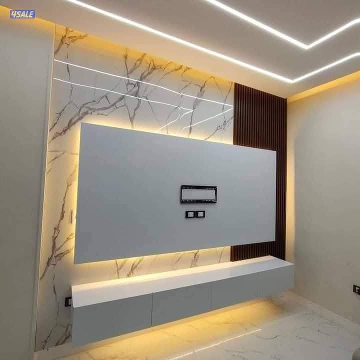 جبس بورد بديل الخشب بديل رخام شيبورد تركيب جميع أنواع السيراميك4