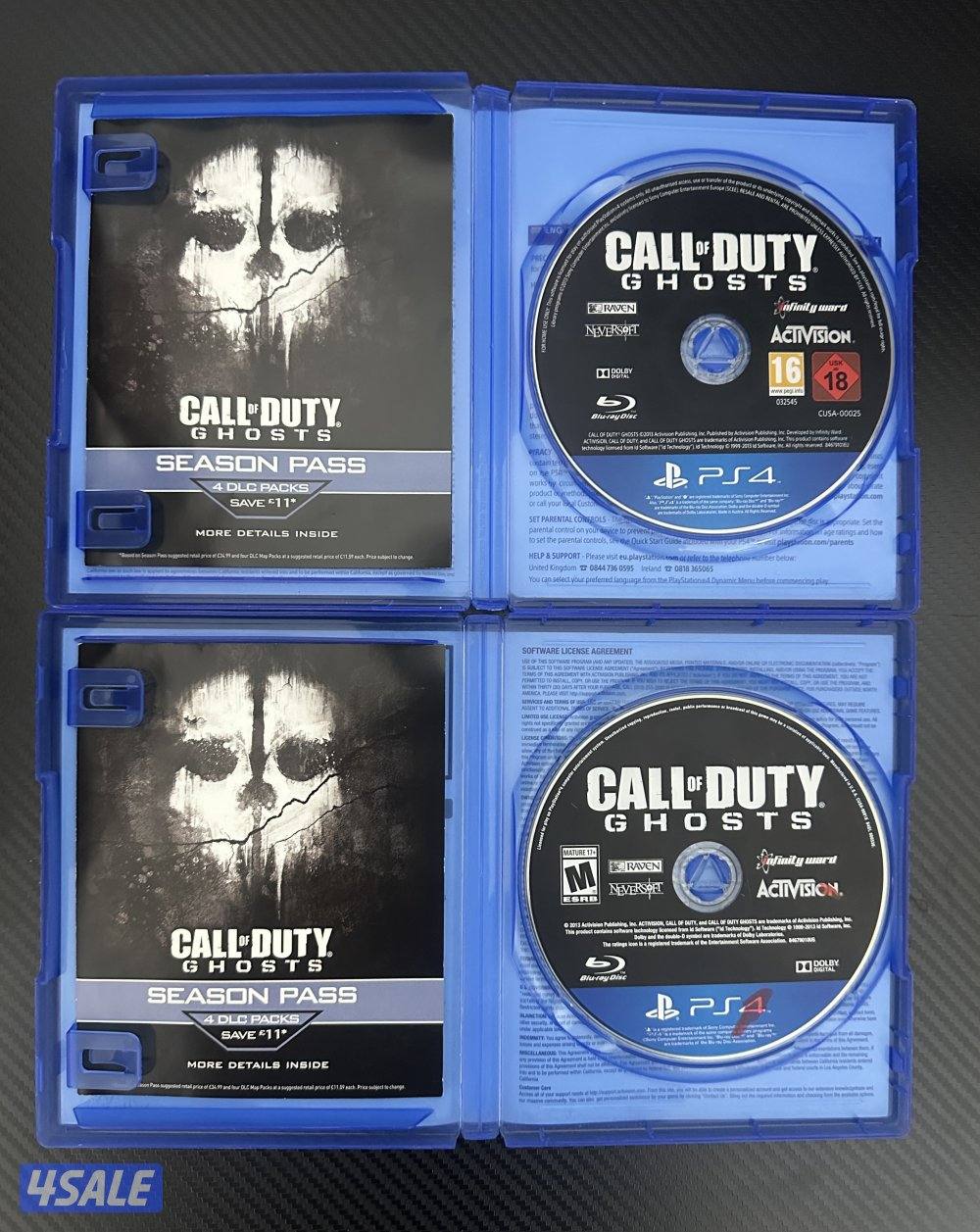 سوني ٥ كول أوف ديوتي قوست النسخة الأمريكية + الأوروبية1