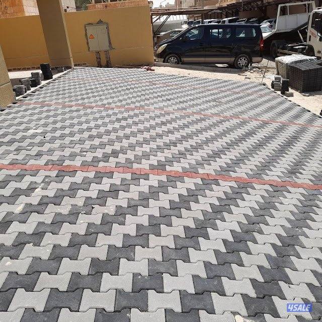 معلم بلاط متداخل وتنسيق حدائق1