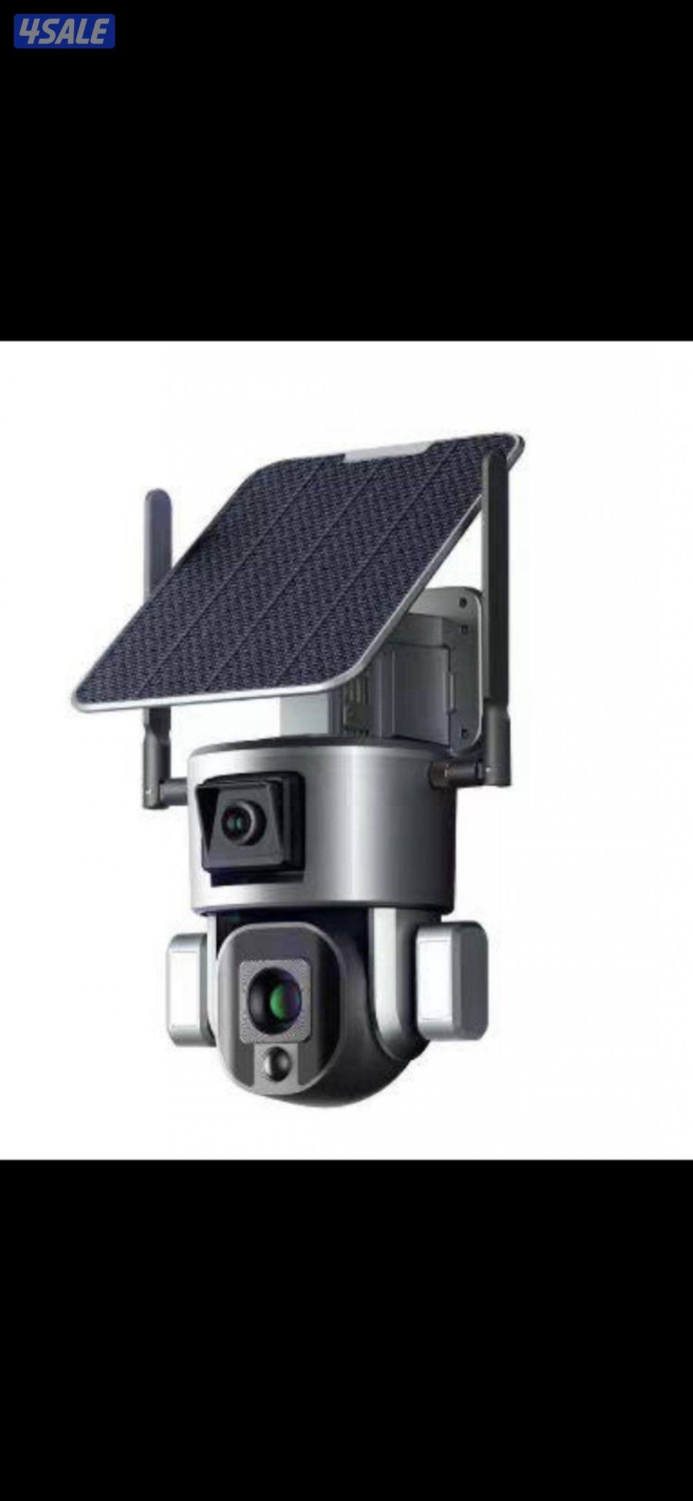 كاميرا طاقه شمسيه صوت صوره سبيكرمايك متحركه بجميع الاتجاهات سنسر حركه15