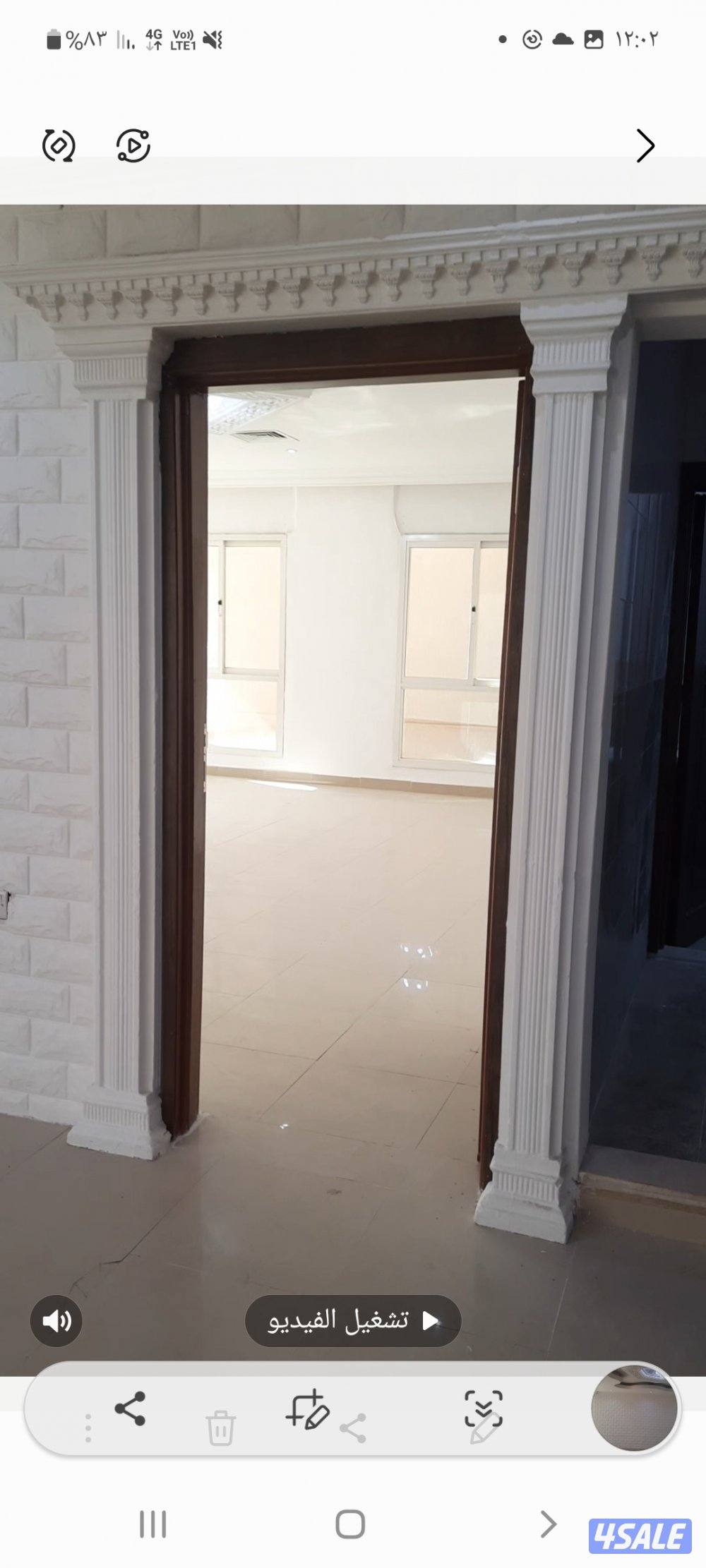 للايجار دور كامل كبير  وتشطيب سوبر لوكس مدخل خاص دور اول بالعقيله1