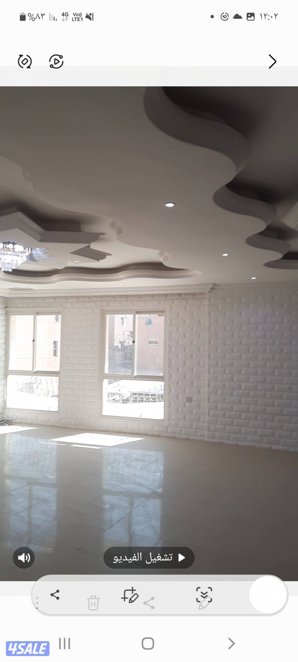 للايجار دور كامل كبير  وتشطيب سوبر لوكس مدخل خاص دور اول بالعقيله8