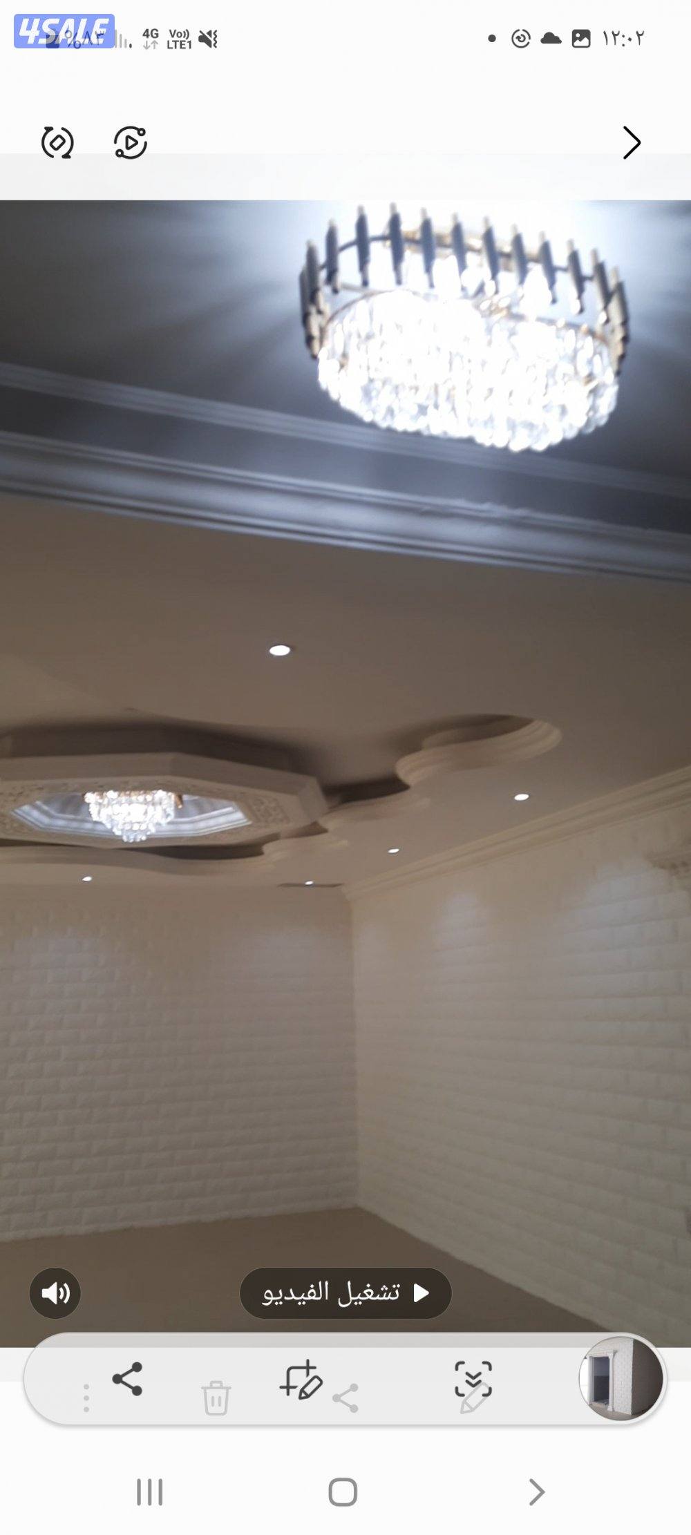 للايجار دور كامل كبير  وتشطيب سوبر لوكس مدخل خاص دور اول بالعقيله11