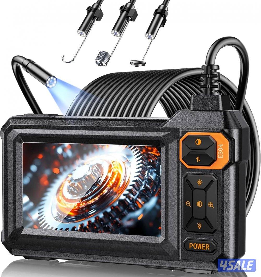 كاميرا منظار مع إضاءة و كيبل بطول 5 متر0