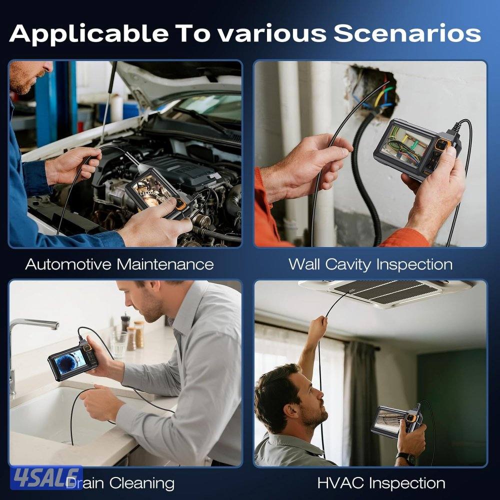 كاميرا منظار مع إضاءة و كيبل بطول 5 متر4