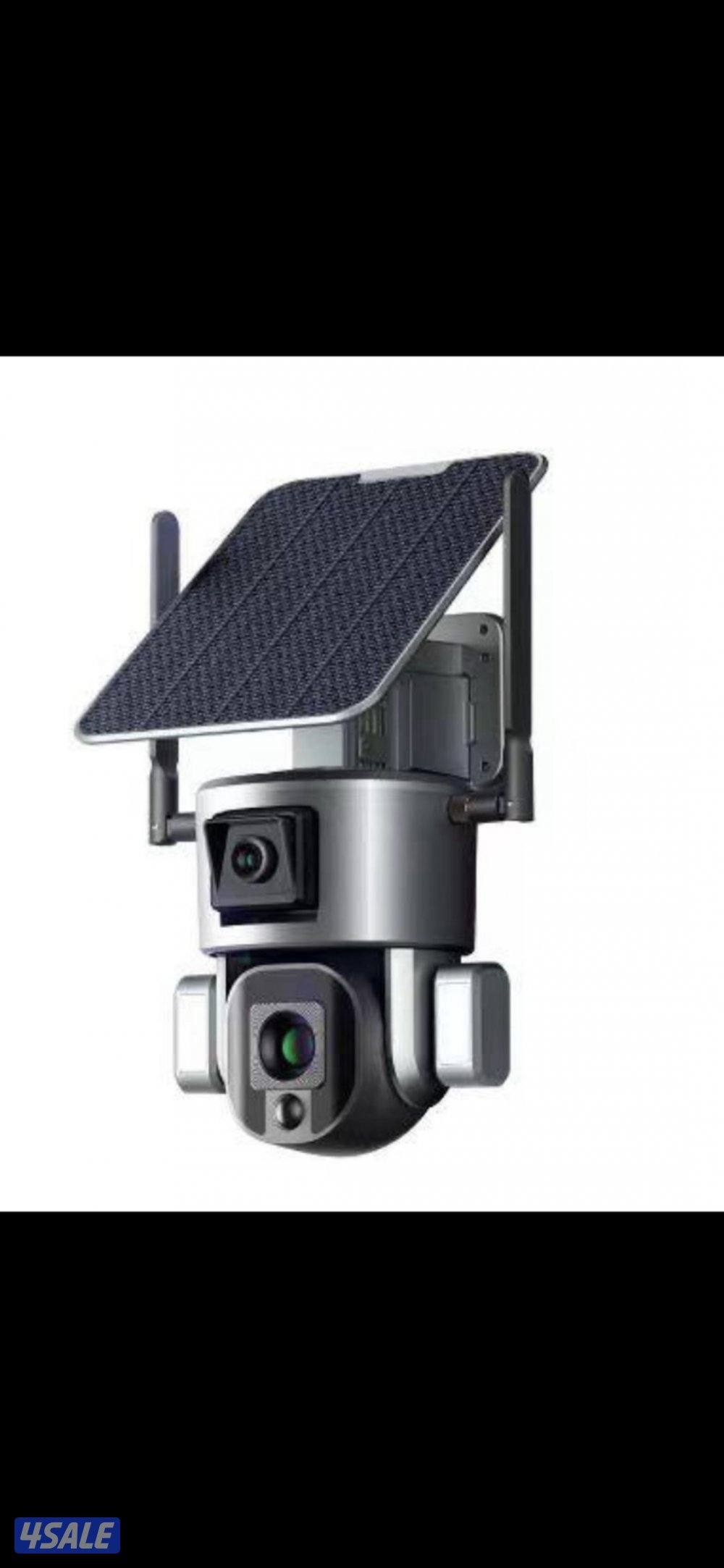 كاميرا طاقه شمسيه صوت صوره سبيكرمايك متحركه بجميع الاتجاهات5