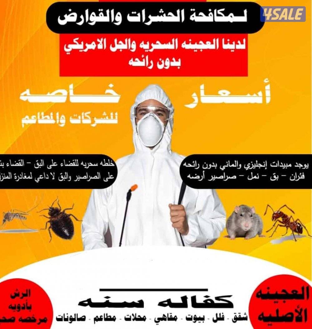 رش حشرات صراصير ونمل كفاله سنه بدون رائحه مع العجينه الأصليه بالكويت7
