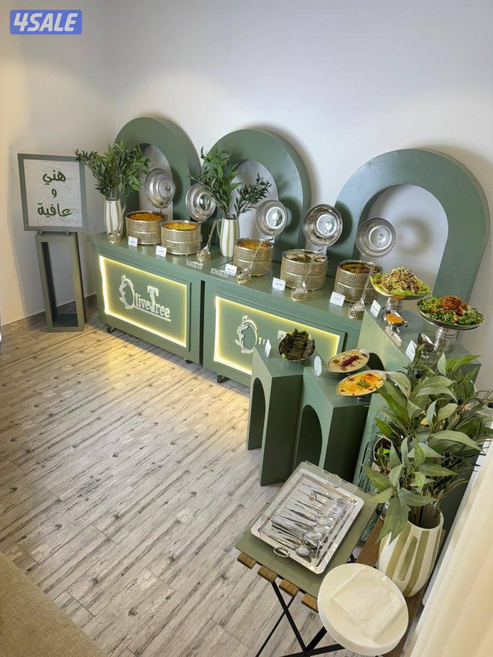 للبيع بوفيه كامل مع كامل الاغراض0