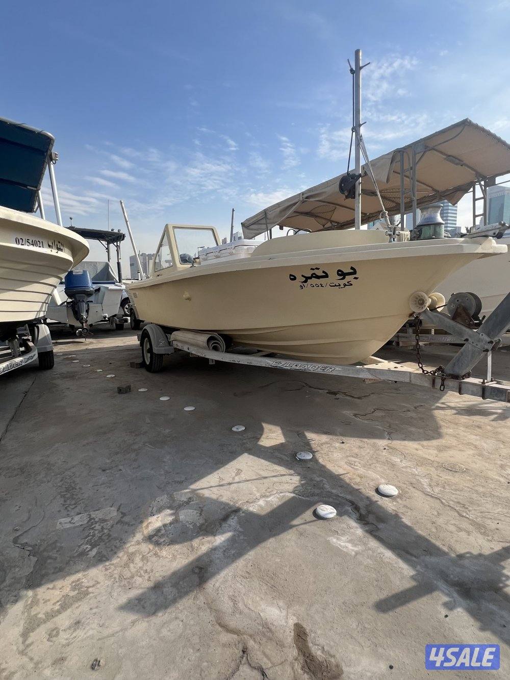 للبيع طراد الروضان 18 قدم3