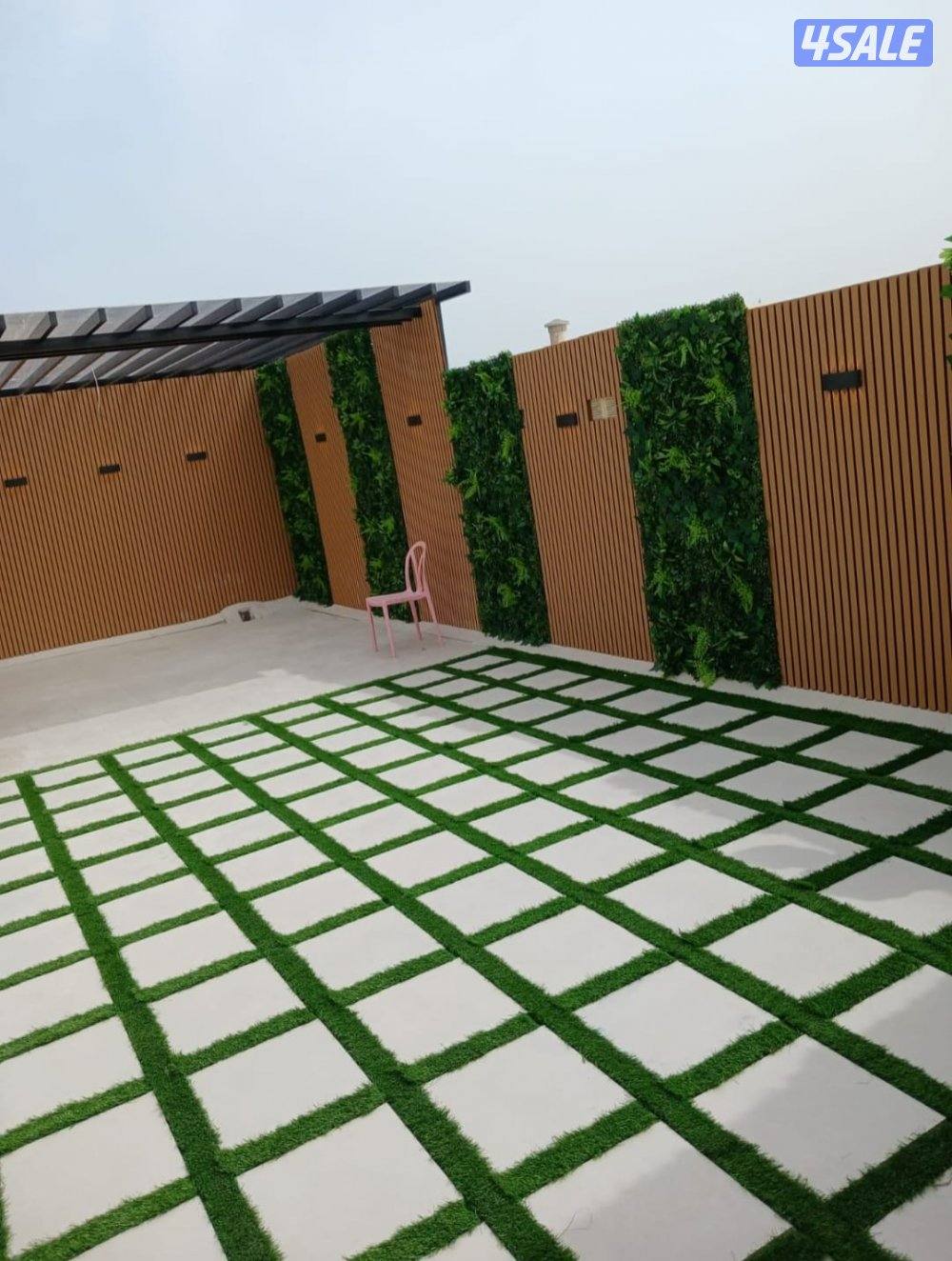 بيع وشراءالثيل الطبيعي وتركيب الصناعي وبديل الخشب زرع جميع انواع الورو3