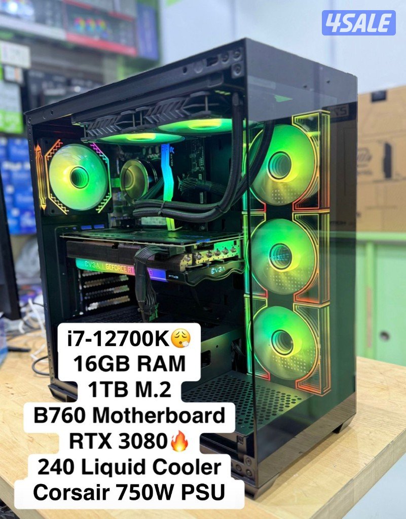 PC Gaming i7-12700K, RTX 30800