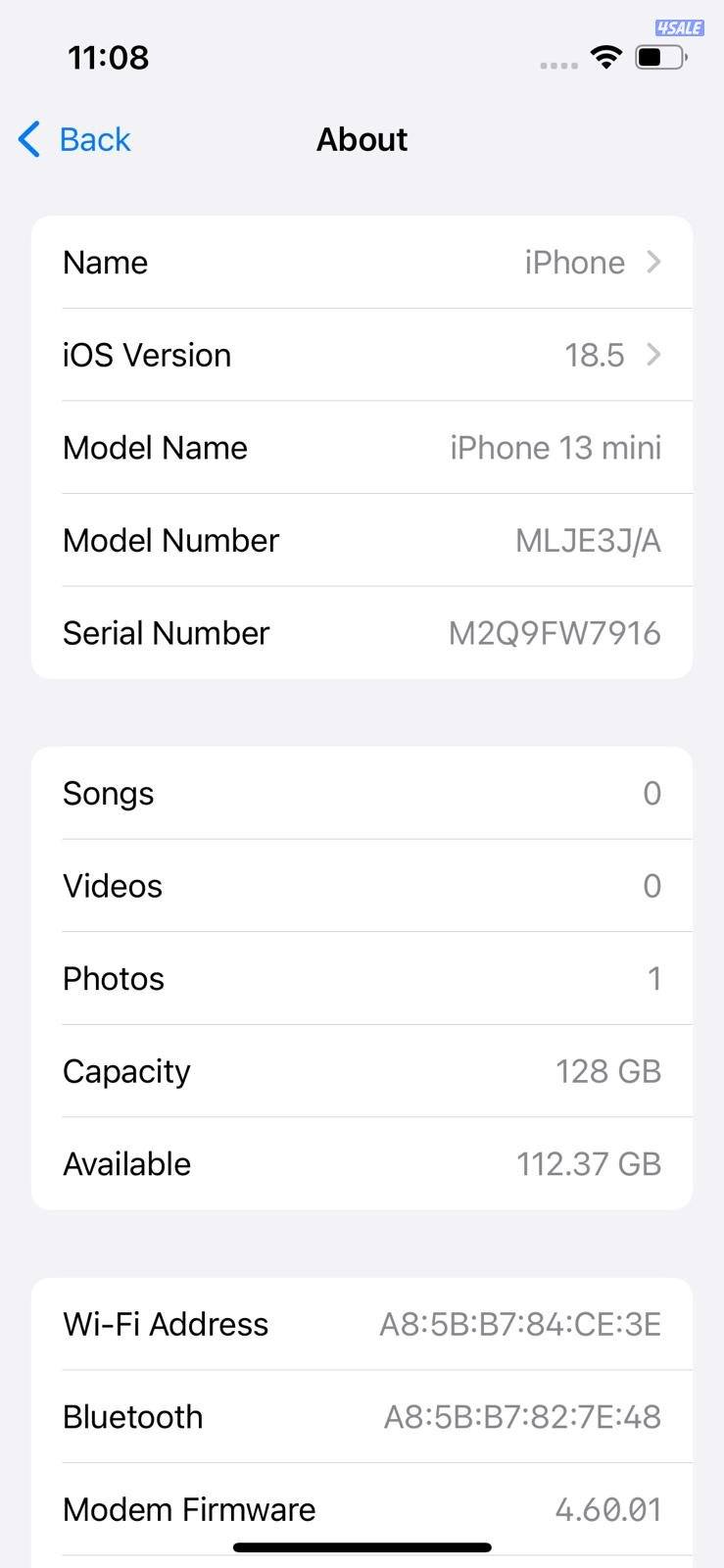 آيفون 13 ميني – 128GB – ستارلايت | iPhone 13 Mini – 128GB – Starlight11