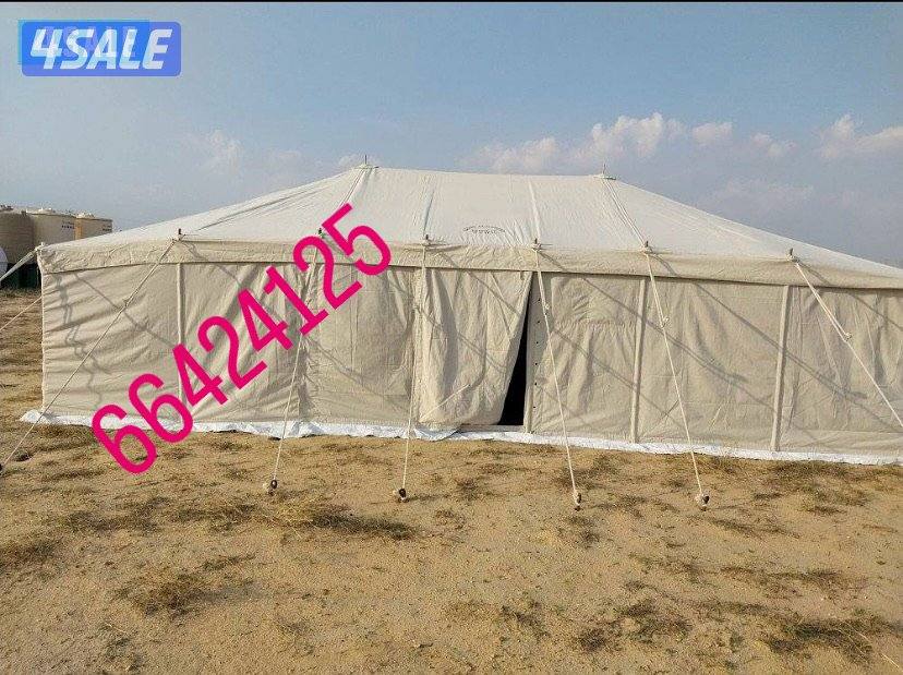 للبيع خيام جديد باكستاني ٣طبقات خام درجه اول ٢٤ ملي1