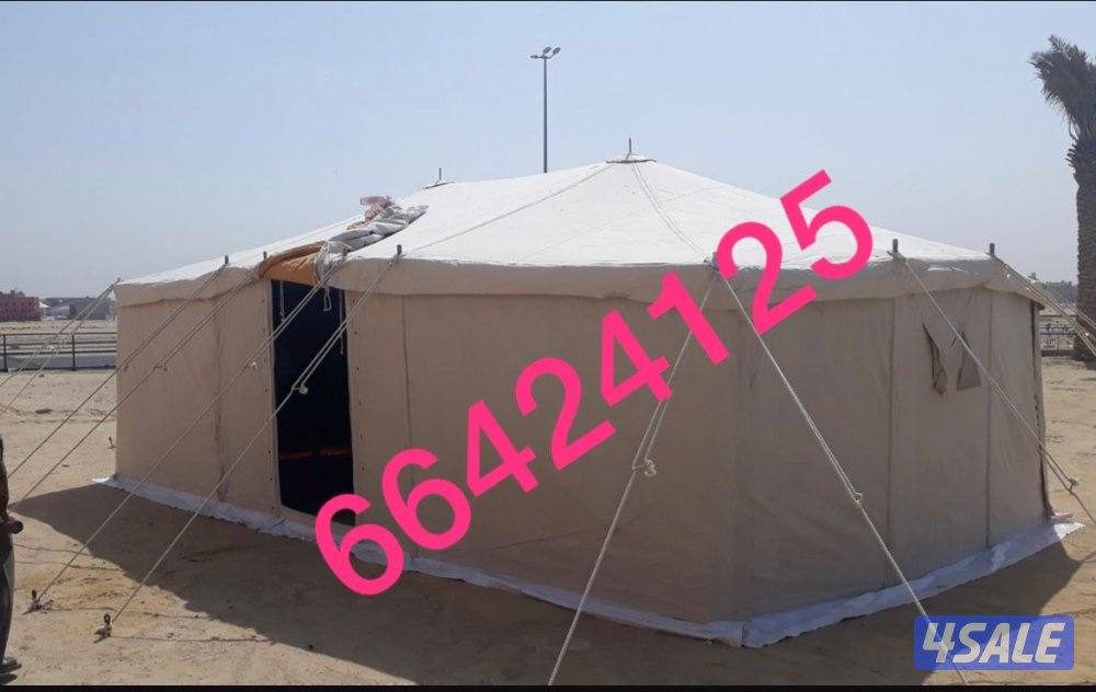 للبيع خيام جديد باكستاني ٣طبقات خام درجه اول ٢٤ ملي3