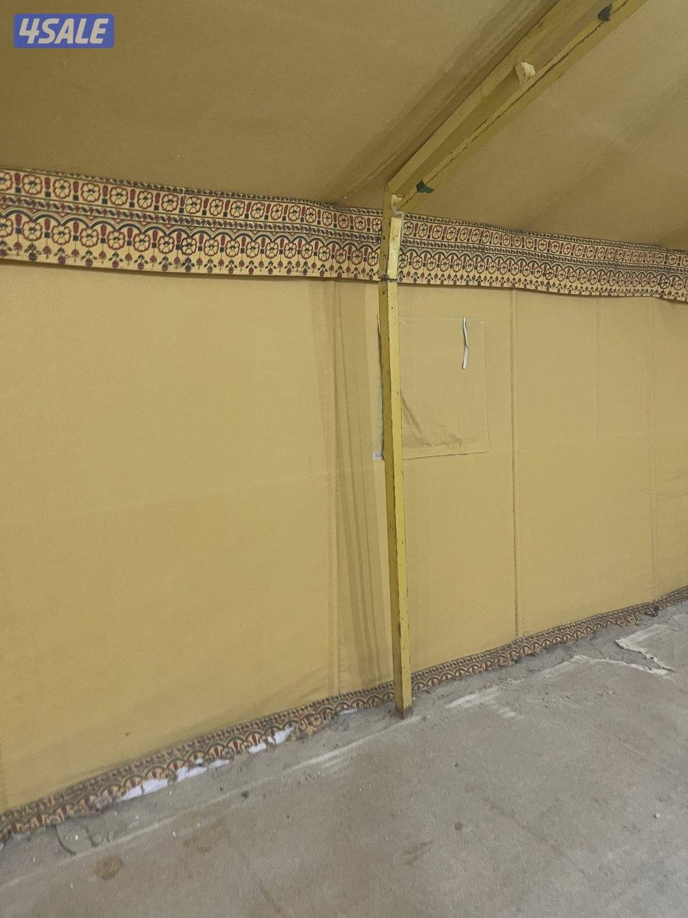 خيمه النمران 12✖️6 جملون نظيفه12