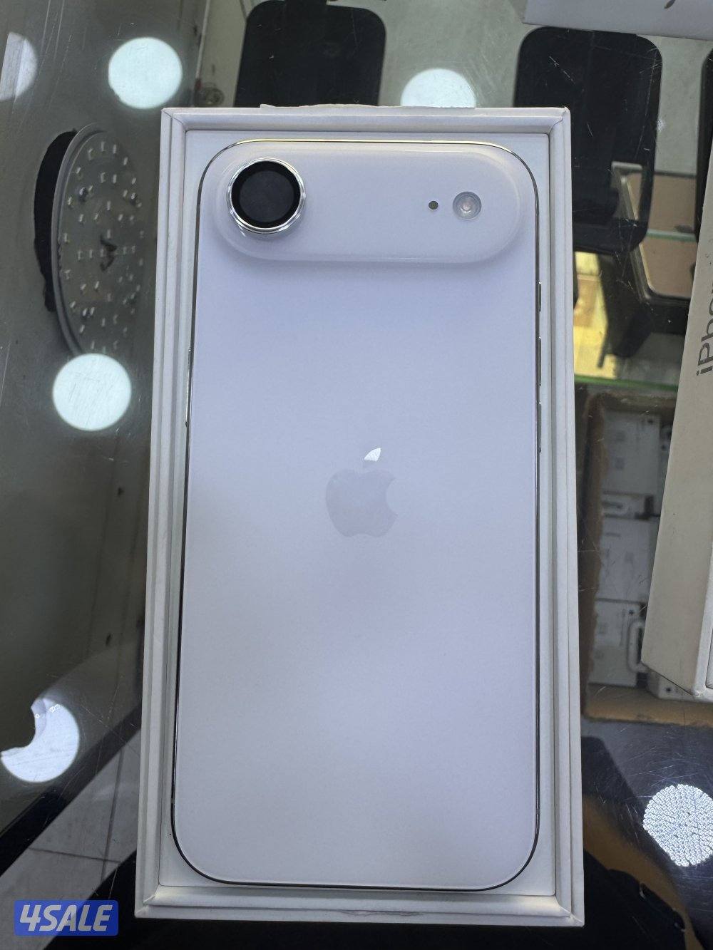 للبيع جهاز ايفون ١٧ اير air الجهاز جديد استعمال كم يوم بطارية 100%0