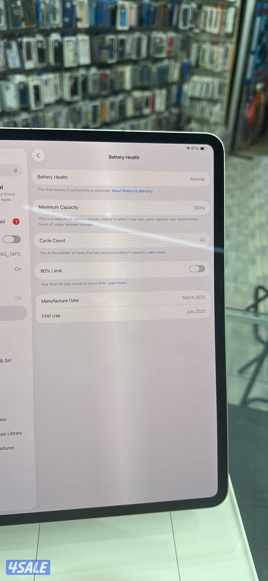 Ipad pro m4 256 gb wifi plus cellular6