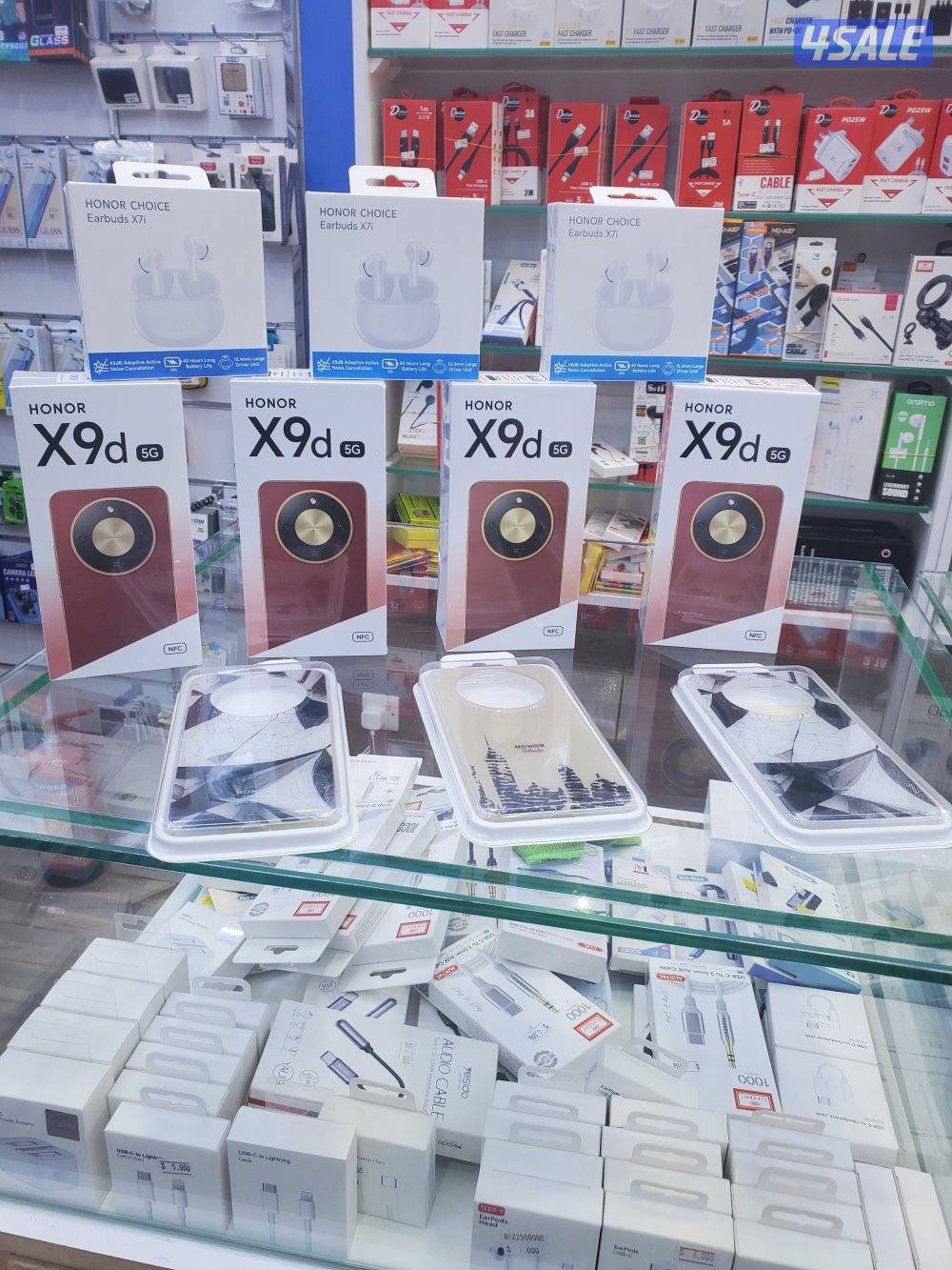 هونر x9d مع السماعه والكفر الأصلي داخل الكرتون وكفر اصلي تاني0