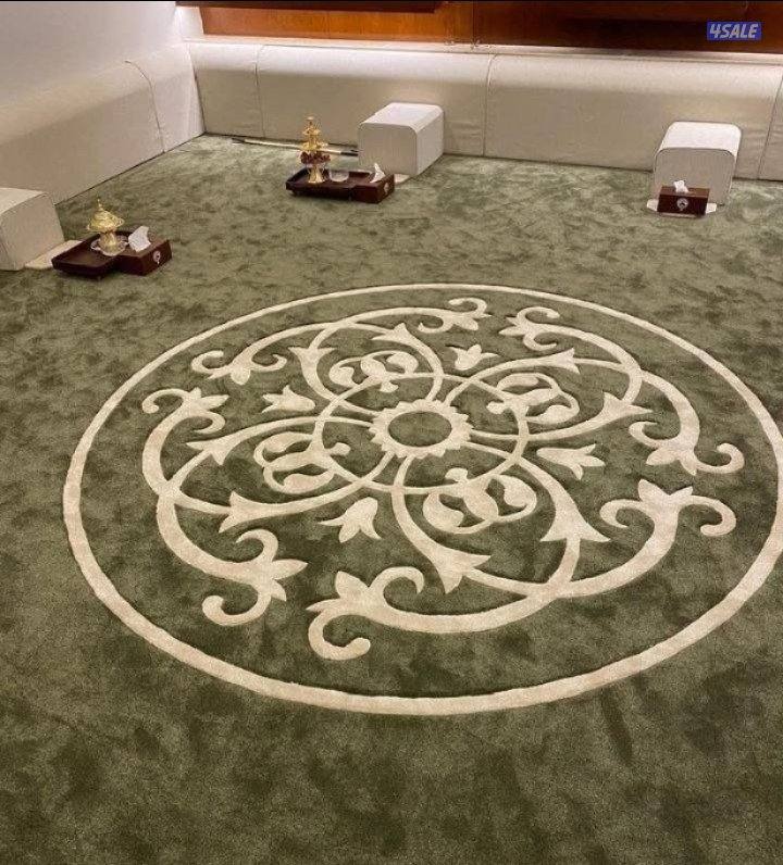 افرش منزلك من اجود الزوالي القص سادة ومشجر نقشات حفر مساند اسعار جملة9