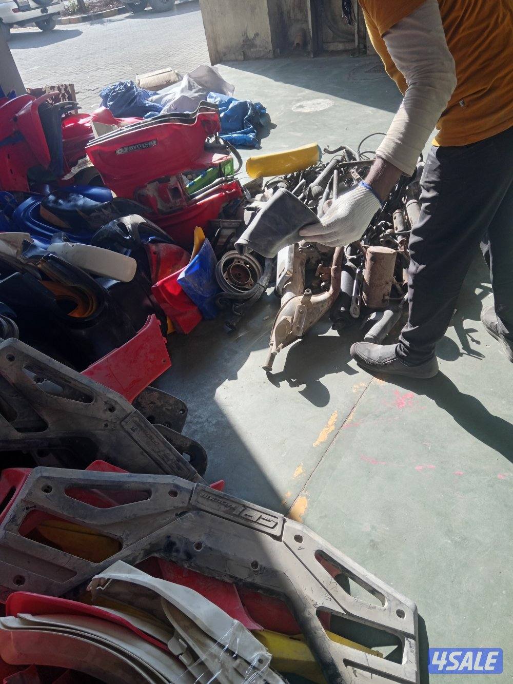 قطع غيار بقيات وسيكل جميع القطع ياماها هوندا صيني تايون3