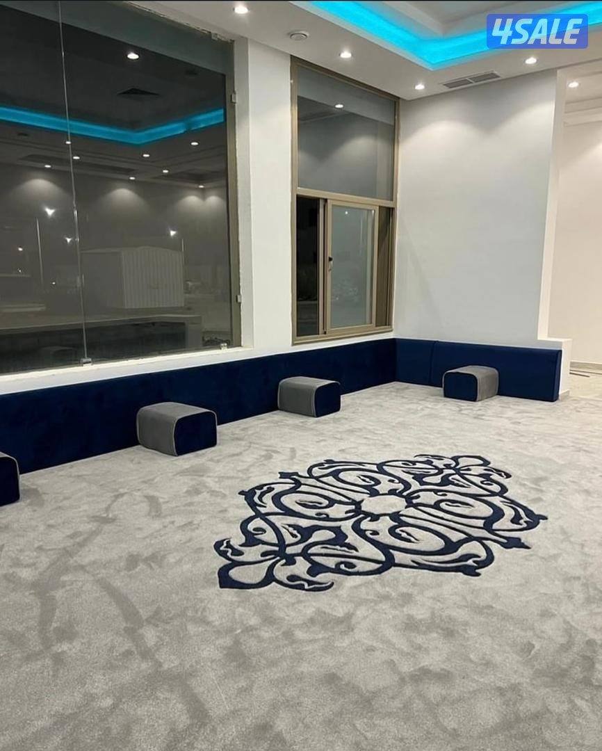 سجاد باركيه ثيل صناعي ستائر و مساند ونقش سجاد حفر يدوي6