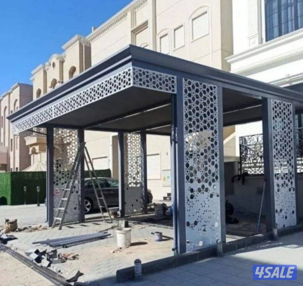 حداد مظلات حداد درابزين إستيل تركيب جام درابزين تفصال ديوانيات1