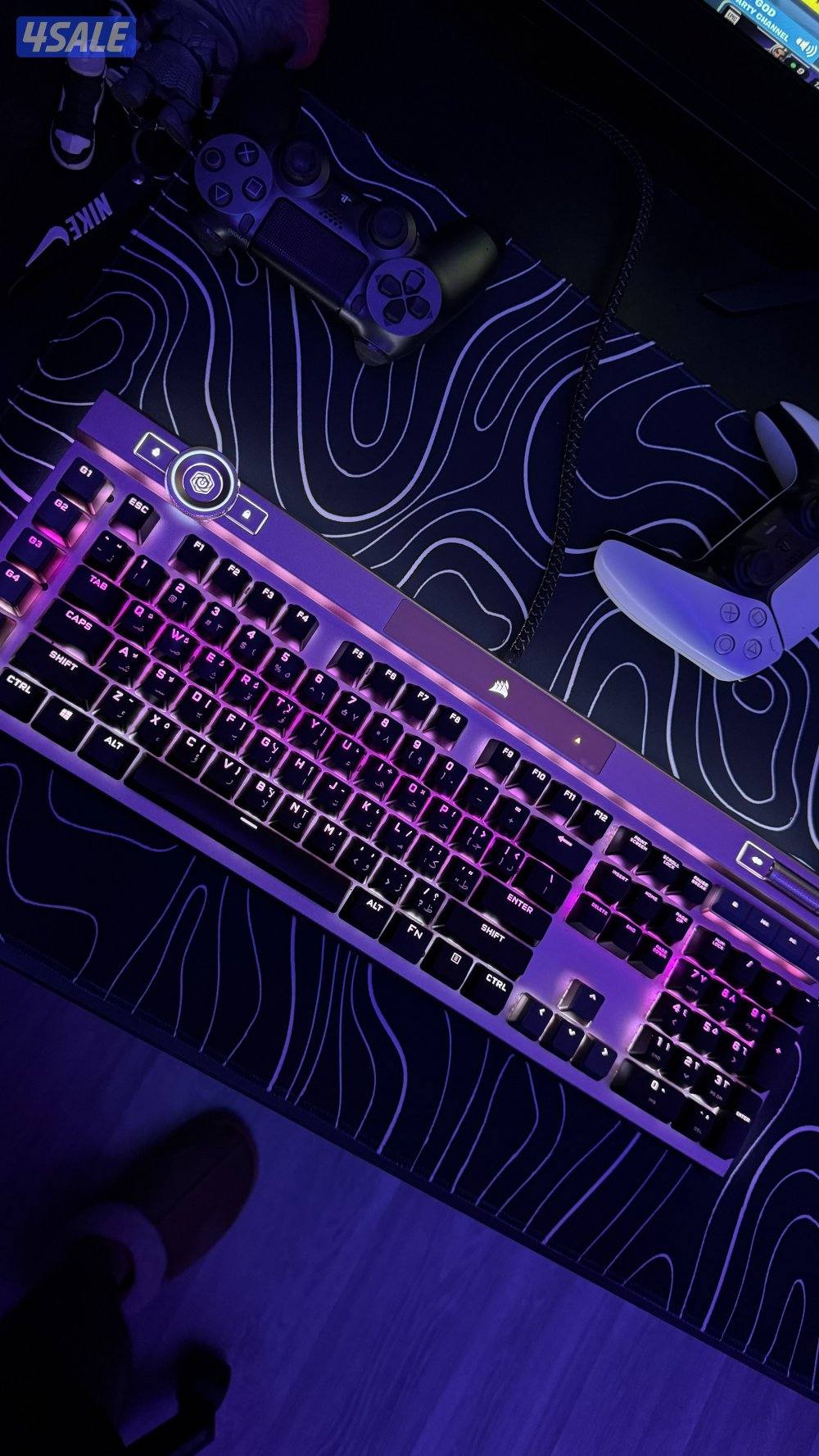 كيبورد corsair k100 سعره جديد 80 دينار4