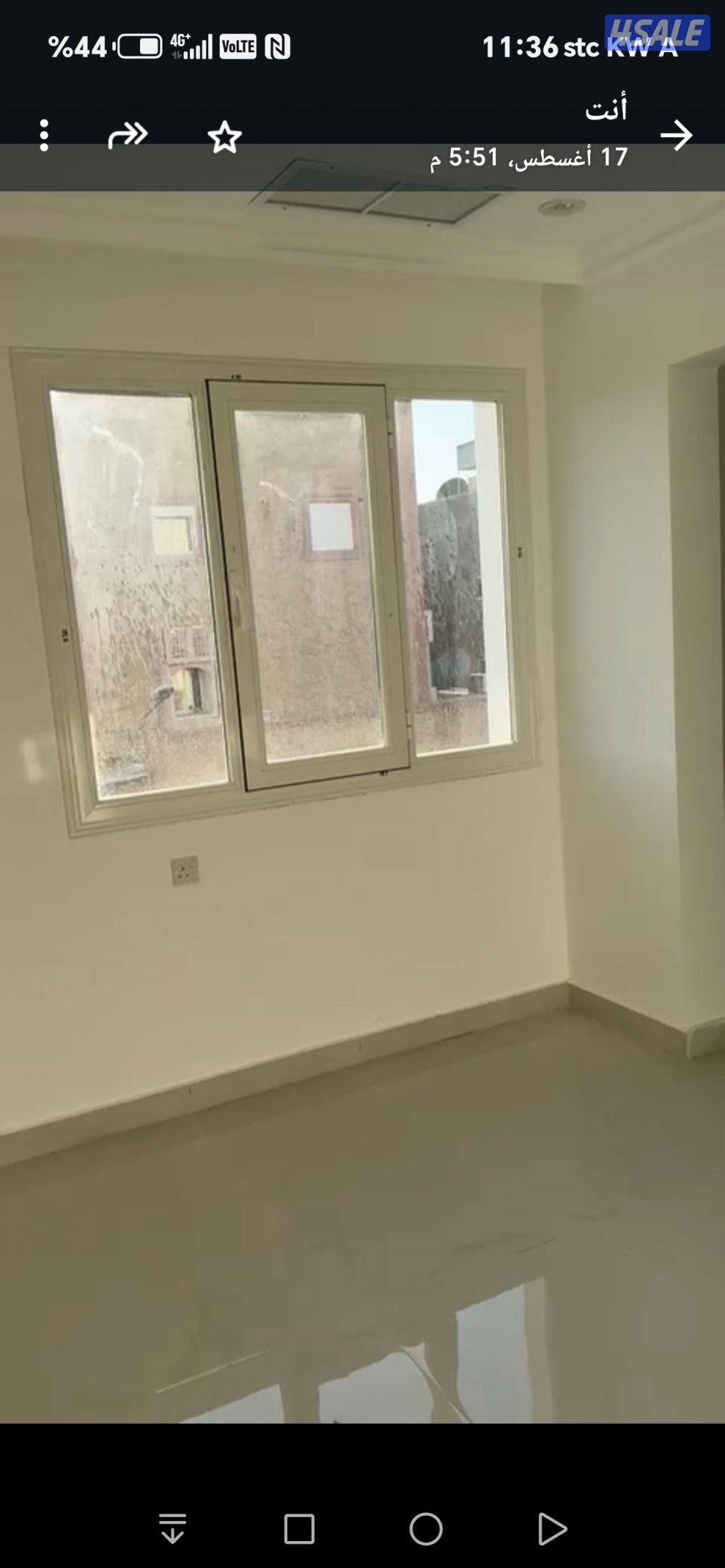 شقه ارضيه جديده مساحة دور للايجار القصور2