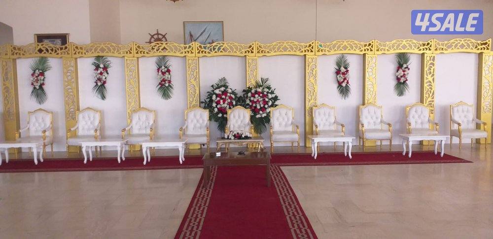 تأجير زينة افراح  وكراسي0