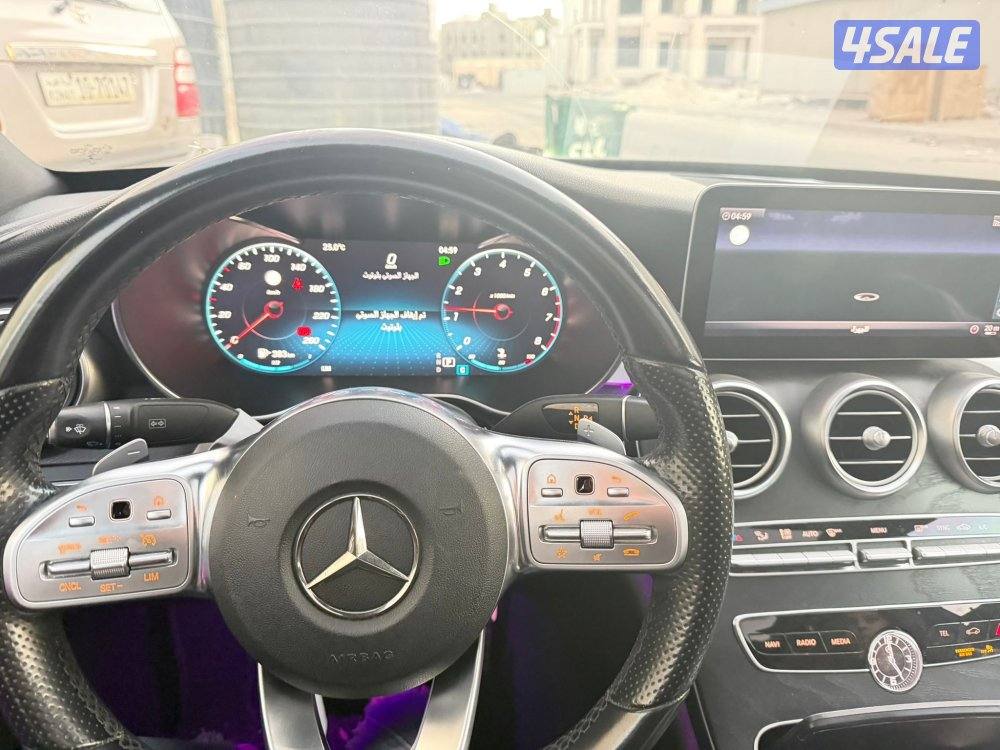 للبيع C200 صبغ الوكاله بحاله الوكاله عداد 83الف شرط الفحص2