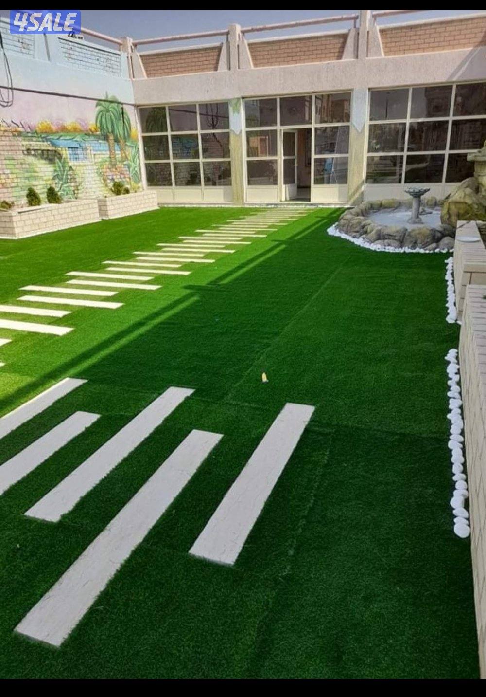 تنسيق حدائق مبيعات الثيل الصناعي والطبيعي  بأقل الأسعار9