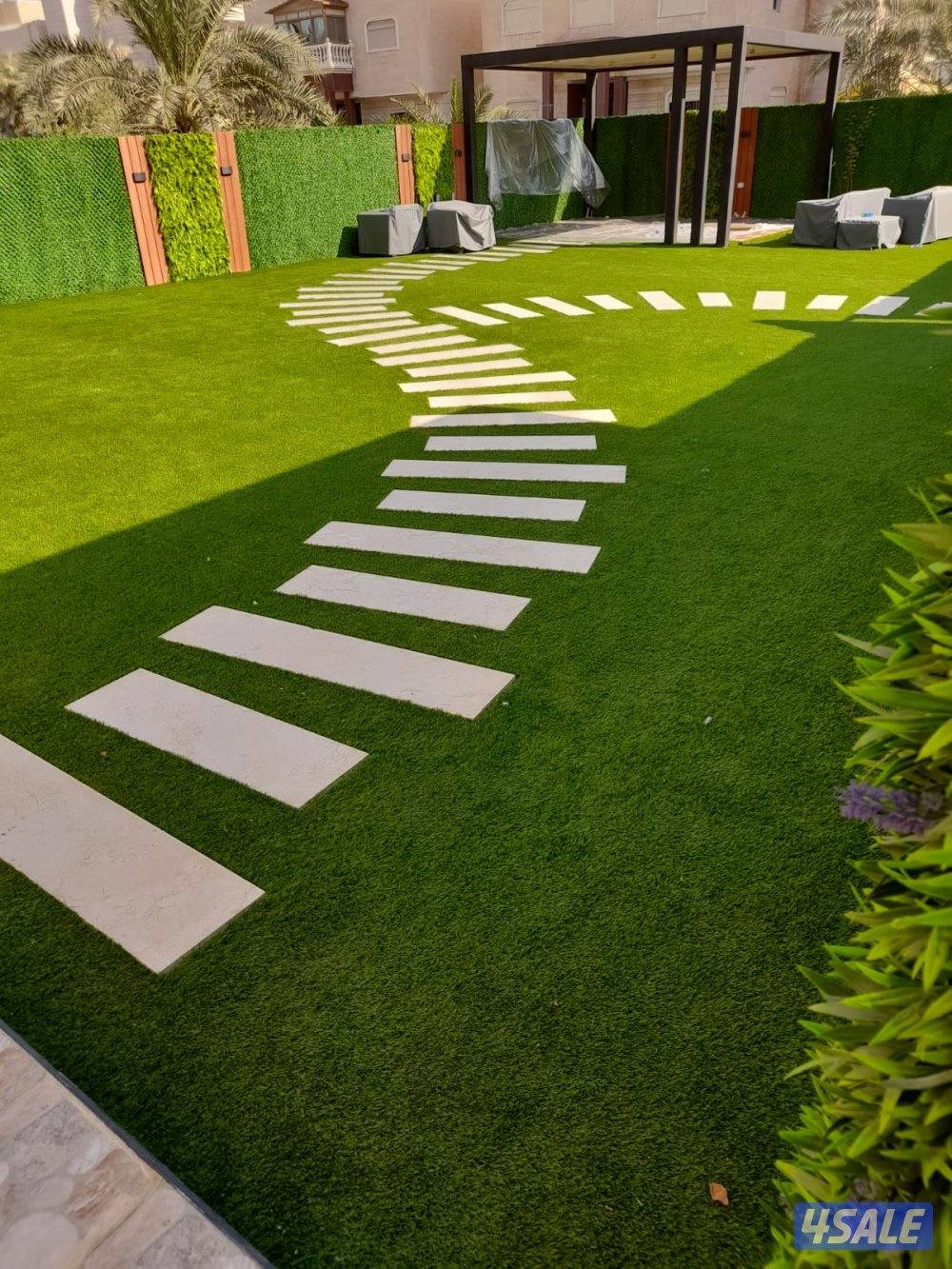 تنسيق حدائق مبيعات الثيل الصناعي والطبيعي  بأقل الأسعار12